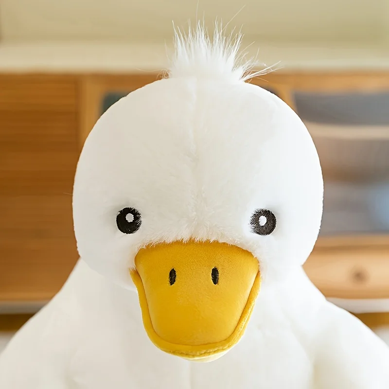 Oreiller en peluche d'oie idiote, confortable et doux, coton de remplissage de haute qualité, adapté au salon, 43cm