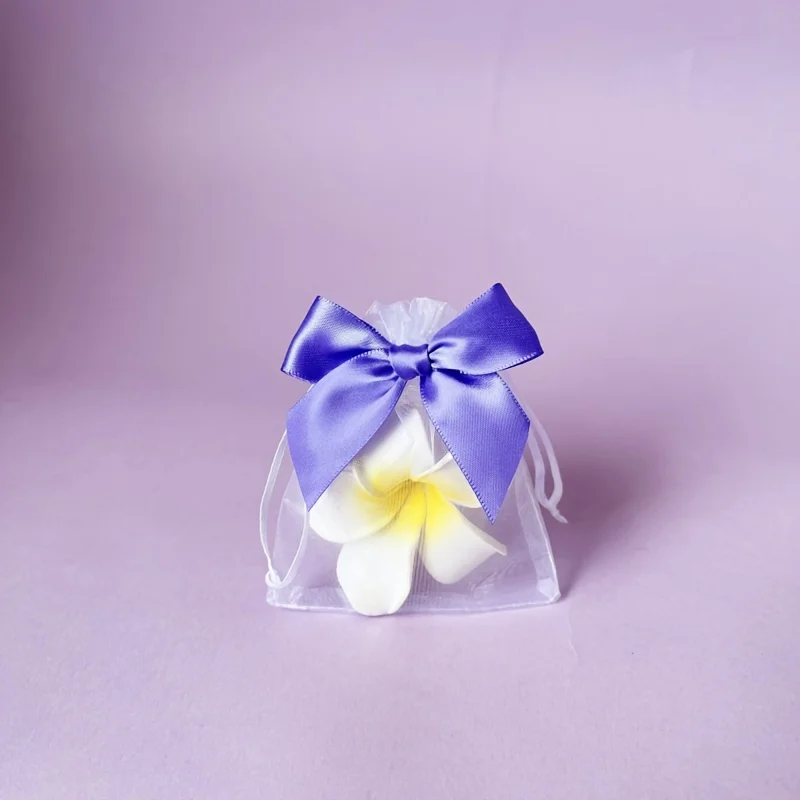 

100 элегантных шифоновых пакетов с лентами и бантиками, с завязками, идеально подходят для подарков-украшений, идеально подходят для упаковки подарков, для вечеринок.