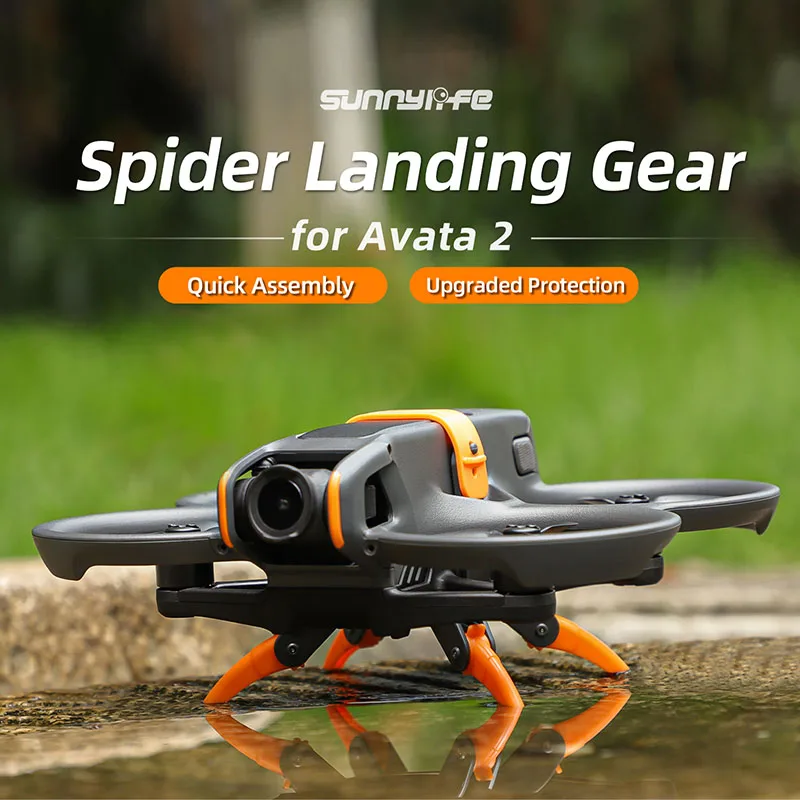 Landing Gear For DJI Avata 2 Heighten Holder Anti-collision Protection Spider Feet Support Leg Protect Bracket Drone Accessories