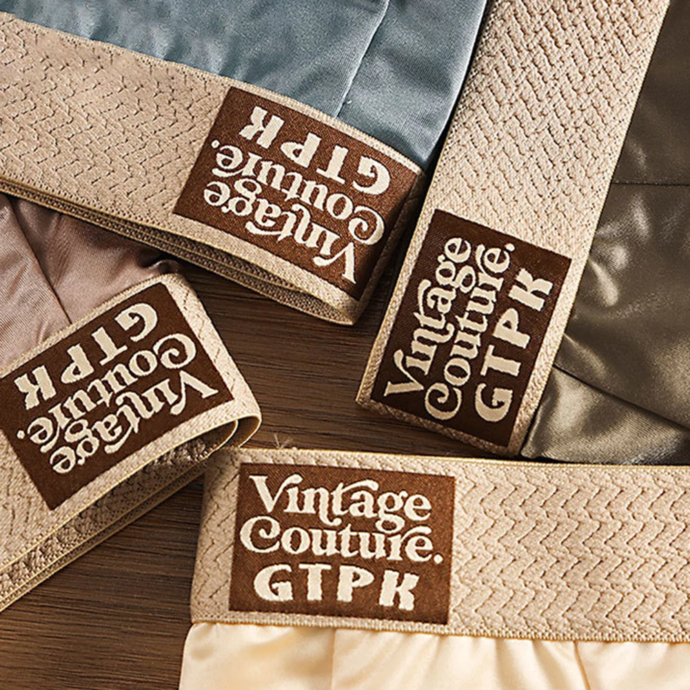 

Men Satin-like Men's Panties Smooth Ice Silk Underwear Sexy Tоy Mens Briefs Breathe Lingerie Quick Drying Underpants Men Classic