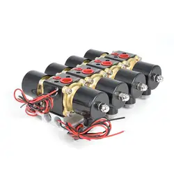 DC 12V 200PSI 4F Big Flow Solenoid Valve Manifold for Air Ride Suspension Compressor Parts