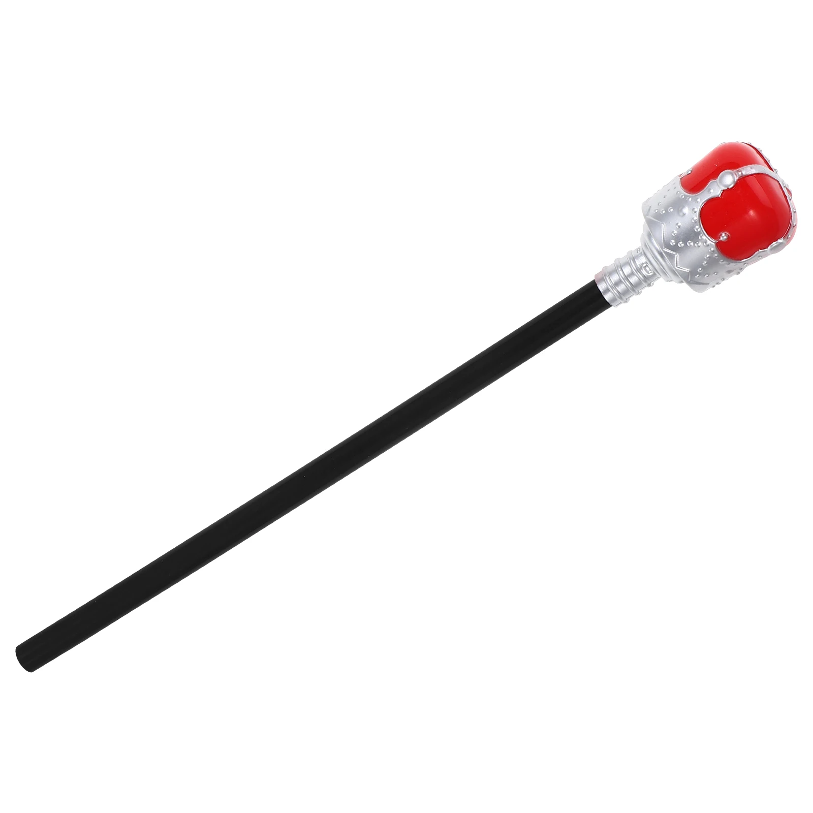 

King Scepter Decorative Cane Cosplay Stick Halloween Royal Staff Diamond Prop Lightweight Plastic Festive Atmosphere