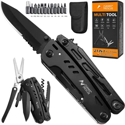 Sanke Rescue Multifunctional Hand Tool Pliers Folding Knife Scissors Plier Saw Outdoor Camping EDC Equipment Folding Multitool