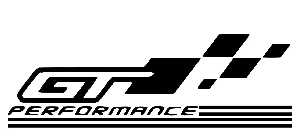 GT PERFORMANCE LOGO CAR SPORTS STYLING VINYL DECAL TRANSFER STICKER TUNNING RACE removeable