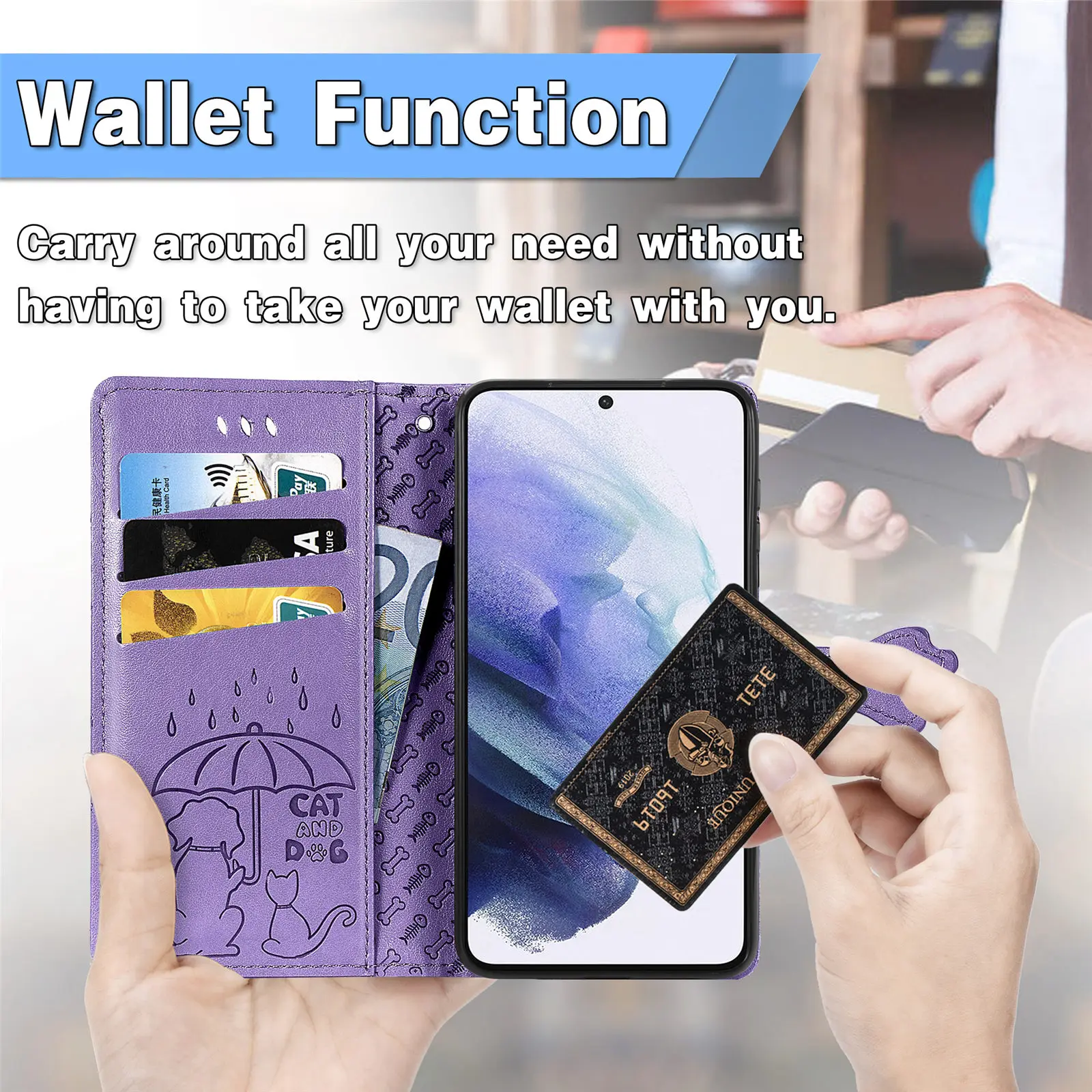 Luxury Leather Anti-slip Shockproof Case for Samsung Galaxy S21 S20 FE A12 A32 A52 A72 5G A21S M31 M31S Note 20 Ultra Cover