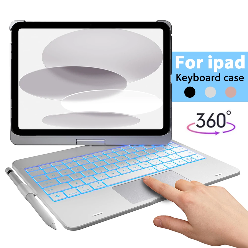 

Magic keyboard Case For iPad Pro 11 12.9 2022 Air 3 4 5 10th Generation 10.9 9th 8th 7th 10.2 Mini 6 10.5 Cover Case Accessories