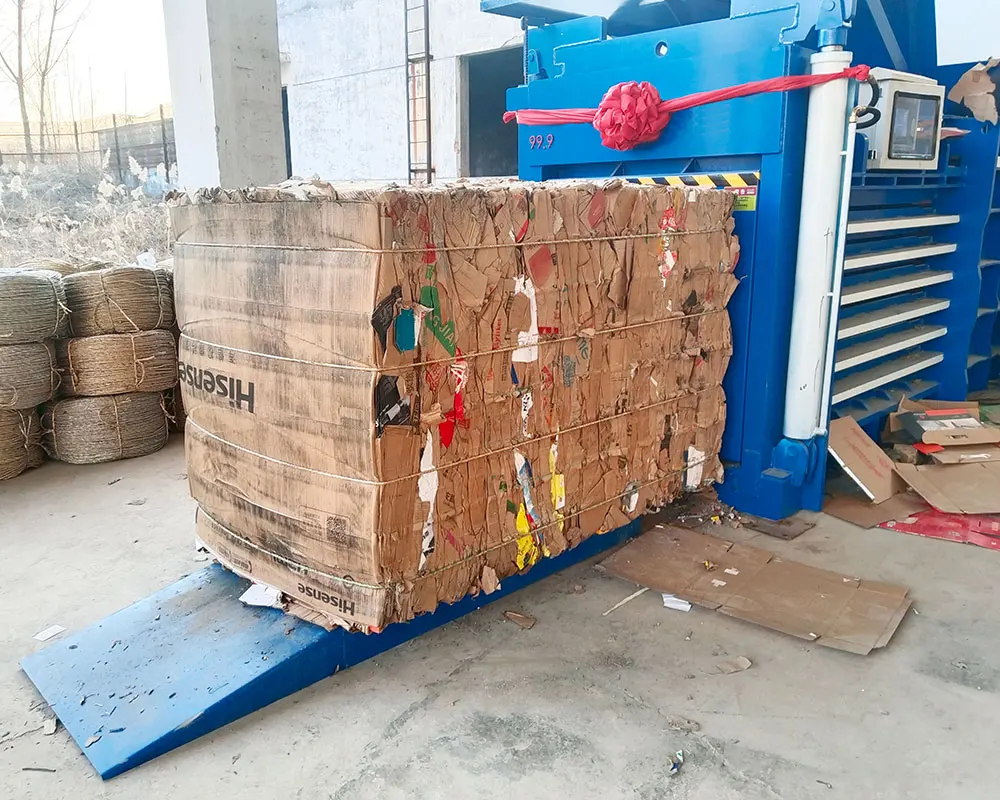 Full Auto Baling Machine/hydraulic Carton Compress Baler Machine Made in China