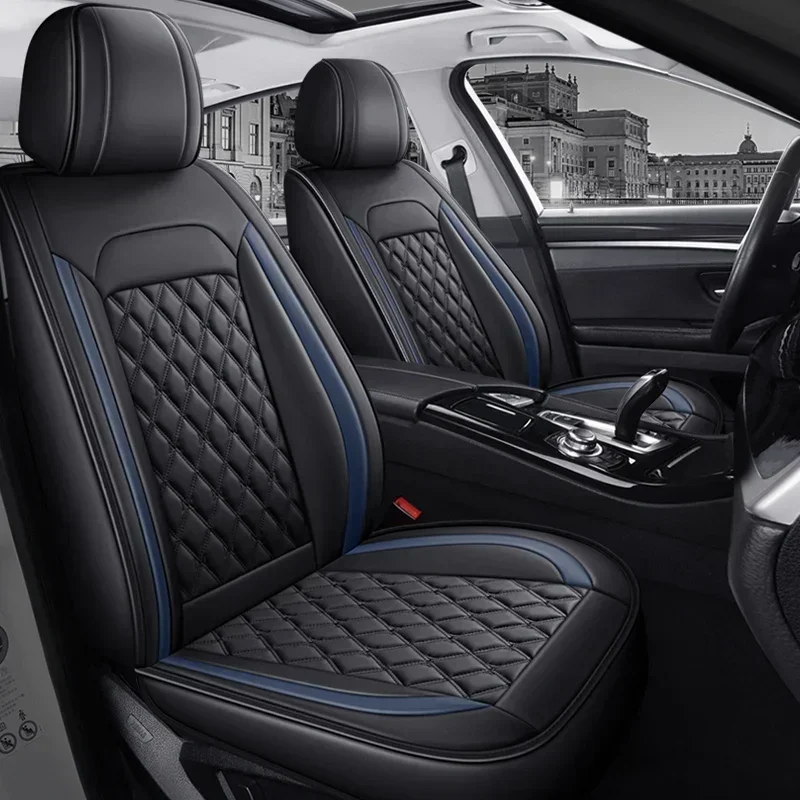 التغطية الكاملة العالمي بولي Leather الجلود مقعد السيارة يغطي لمازدا 3 CX-5 2 5 6 CX-3 CX-4 CX-7 CX-9 RX-8 CX-30 CX-50 اكسسوارات السيارات