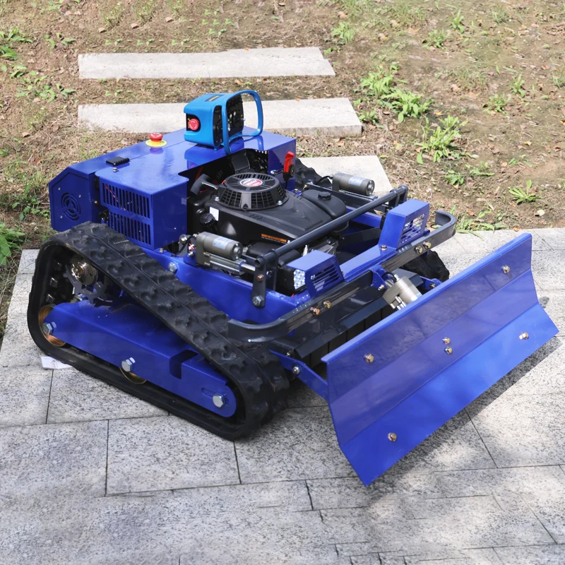 Customized Remote Control Small Robot - 550mm Cutting Width for Lawn Mowing with Snow Shovel