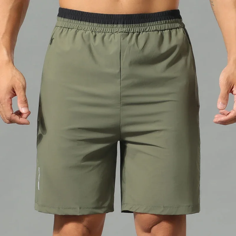 Summer Mens Running Shorts Gym Sportswear Male Training Sports Shorts Outdoor Fitness Wear Homme Dry Fit Breathable Clothing