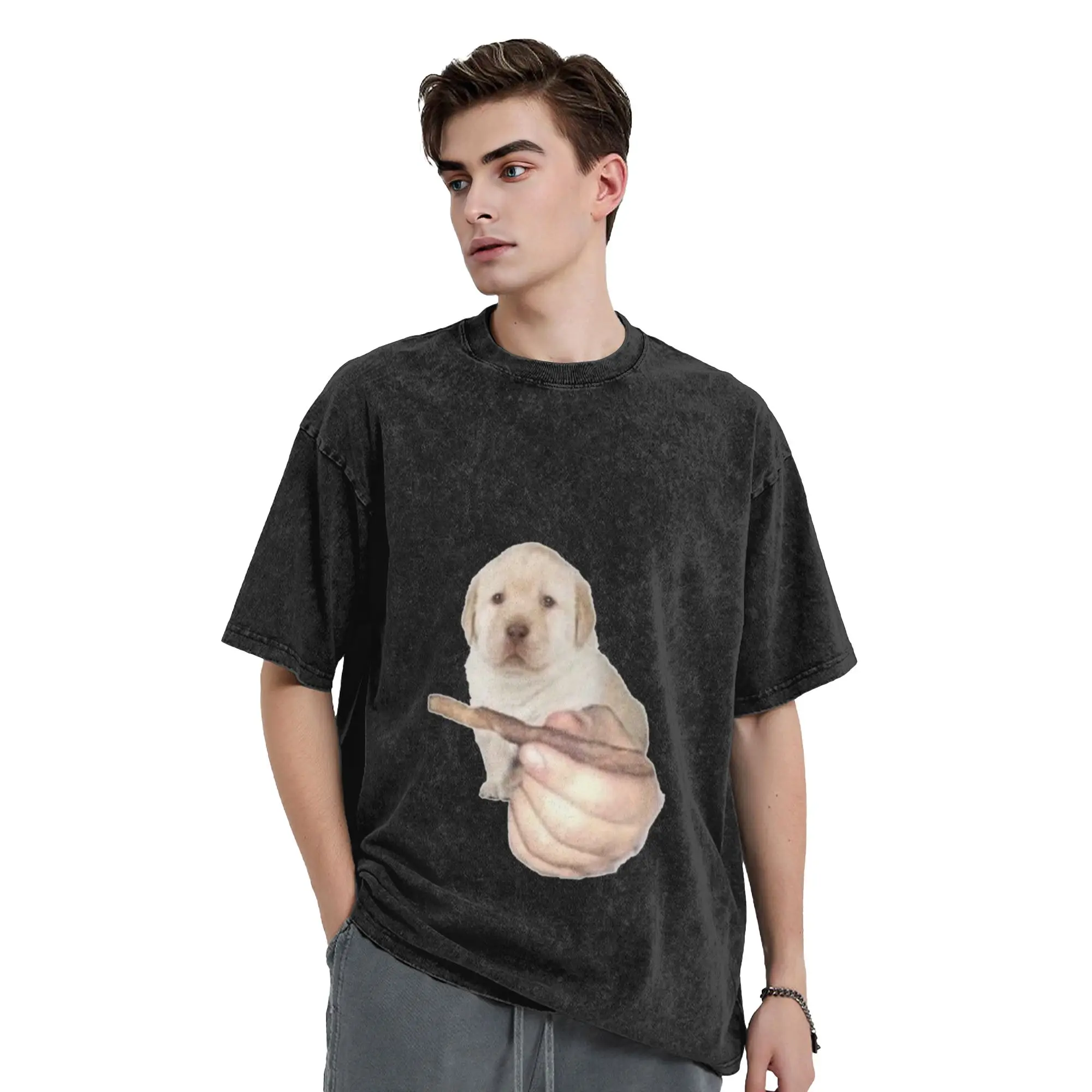 Pass The Boof Dog Meme Classic Cool A T-Shirt Oversized Short Sleeve Men's Women's Cotton Tees Tops