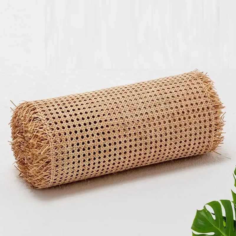 Open mesh rattan mesh roll plastic rattan bamboo crafts for furniture and decorative items