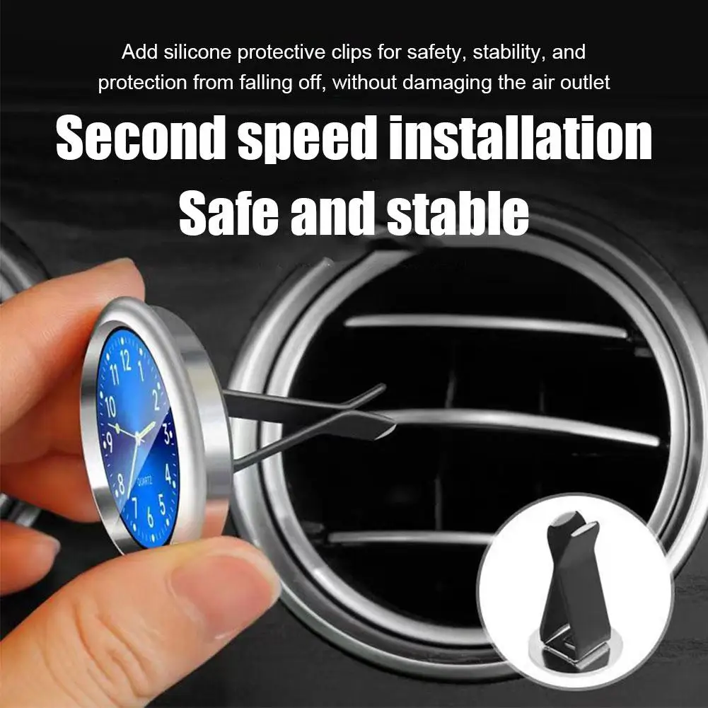 Mini Watch Car Quartz Clock Mini Electronic Clock Waterproof Bicycle Motorcycle Watch Auto Car Clock Dashboard Clock Car Access