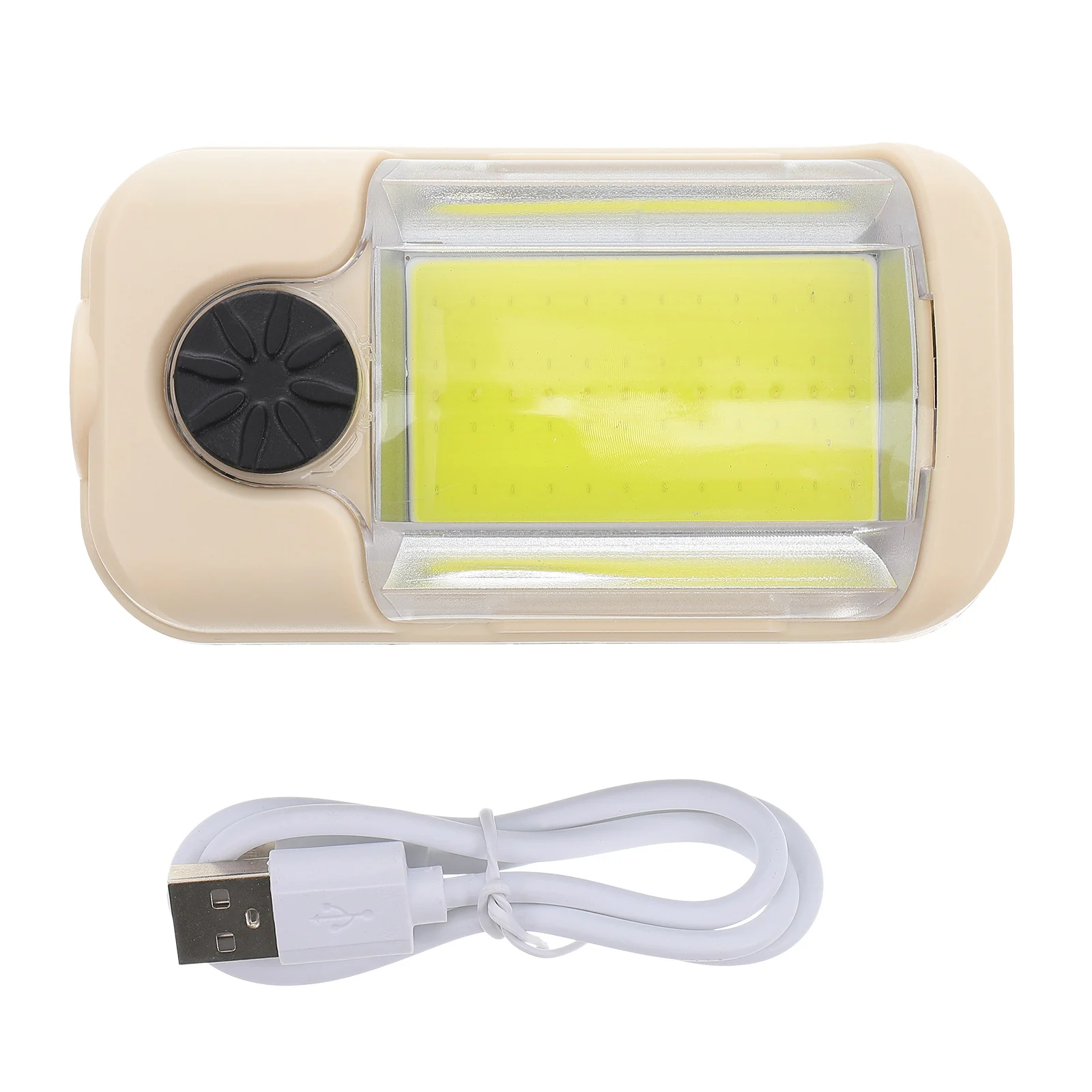 1Set Outdoor Work Light Rechargeable LED Lamp Hand-Held Portable Light for Camping Emergency Repair Activities