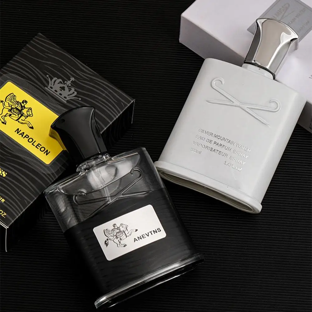 100ml de lujo refrescante luz hombres Perfume plata montaña agua Perfume Eau De Parfum encanto Colonia Mujer citas cuerpo Spray