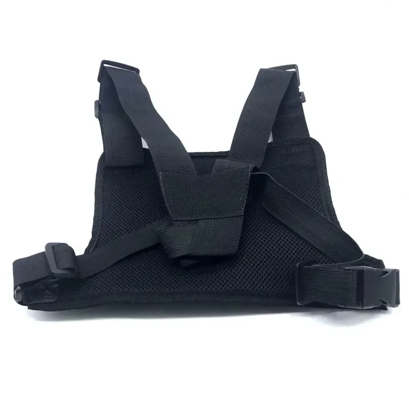 

Tactical Vest Nylon Military Vest Fluorescent Double Chest Rig Pack Pouch Holster Harness Radio Waist Pack for Walkie Talkie