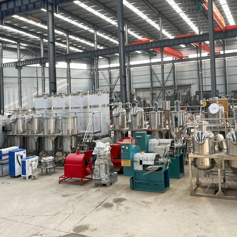 10-20 T Soybean Oil Extraction Refinery Palm Kernel Oil Press Processing Machine Hot and Cold Oil Refining Production Line