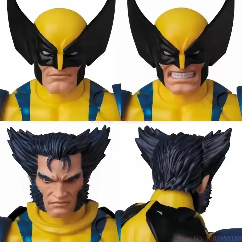 Medicom-Mafex X-Men Wolverine Versão em Quadrinhos, James Howlett, Logan, Personagem Anime, Brinquedos Colecionáveis, Nova Chegada, No.096