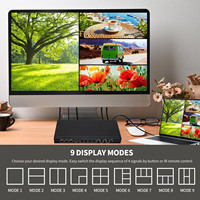 4x1 HD Multimedia Interface Multiviewer Switch Professional 4K Support 1080P 60fps USB3.0 Video Capture Card for Security Camera