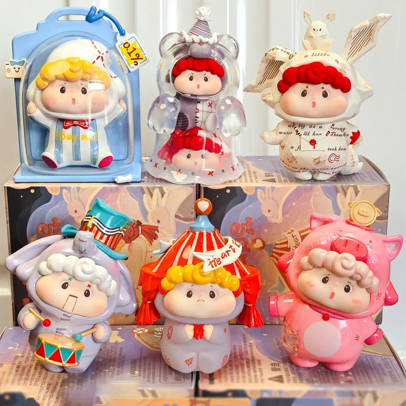 

HUDODO'S Toy scape Division Series Виниловая слепая коробка kawaii Модная аниме-фигурка Коробка-сюрприз Настольные украшения Рождественские загадочные подарки