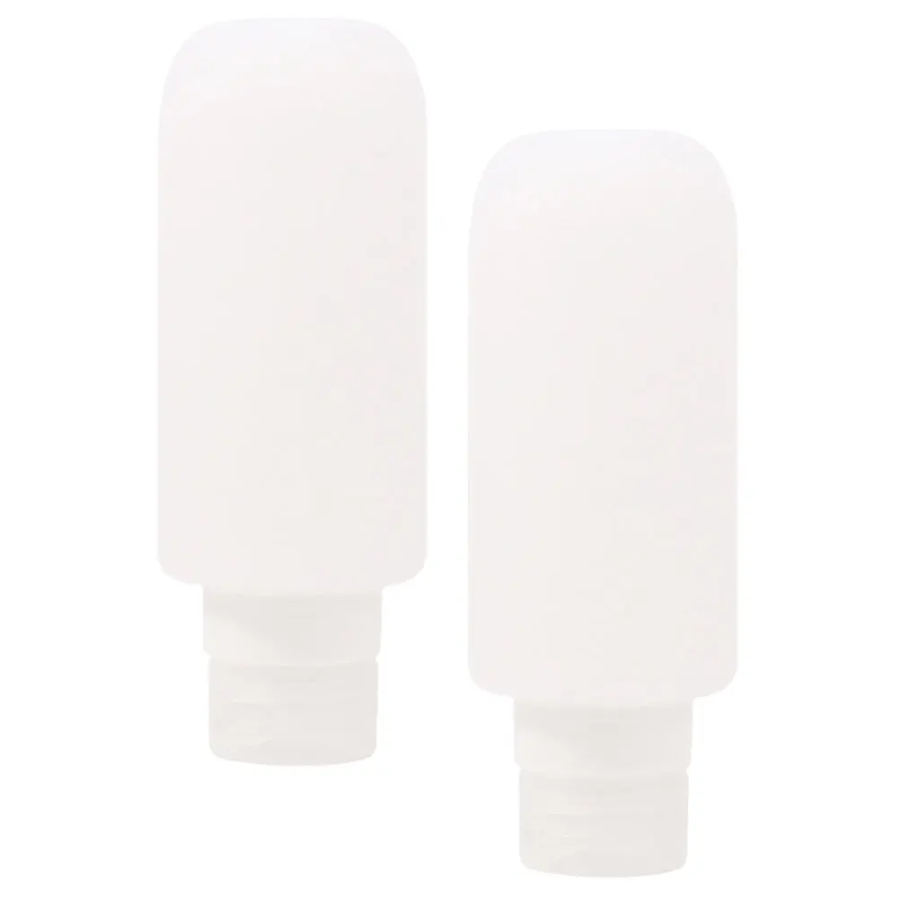 

2 Pcs Hair Shampoo and Shower Lotion Bottle Travel Size Bottles Toiletries Water Transparent Refillable Toiletry