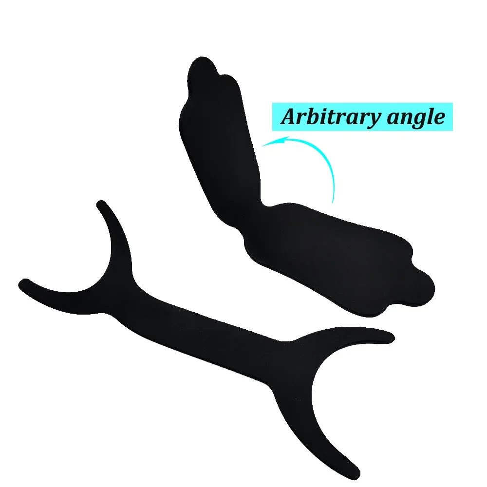 Dental Stainless steel Autoclavable Adjustable angle Orthodontic Black Background Photo Image Contrast Board Oral Cheek