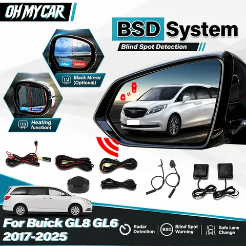 BSD BSM BSA Blind Spot Monitor Radar Sensor Compatible For Buick GL8 GL6 2017-2025 Automotive Driving Alert Safety Replacement