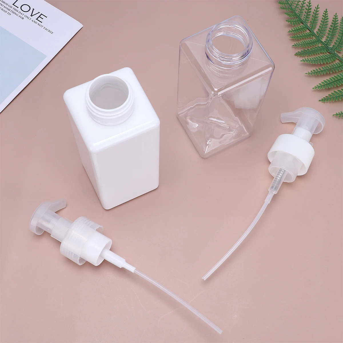 

2 Pcs Foaming Bottle Facial Cleanser Toiletry Bottles Pump Moisturizer Container