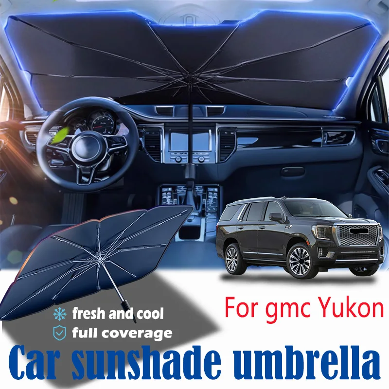 

For gmc Yukon front windshield panel, sun visor, summer accessories, heat insulation, sun shading, and sun protection