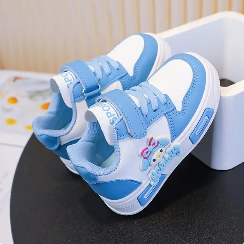سانريو ميلودي بنات الكرتون أحذية رياضية ربيع الخريف أنيمي المضادة للانزلاق أحذية رياضية للأطفال حذاء كاجوال طفل حذاء طفل صغير #4