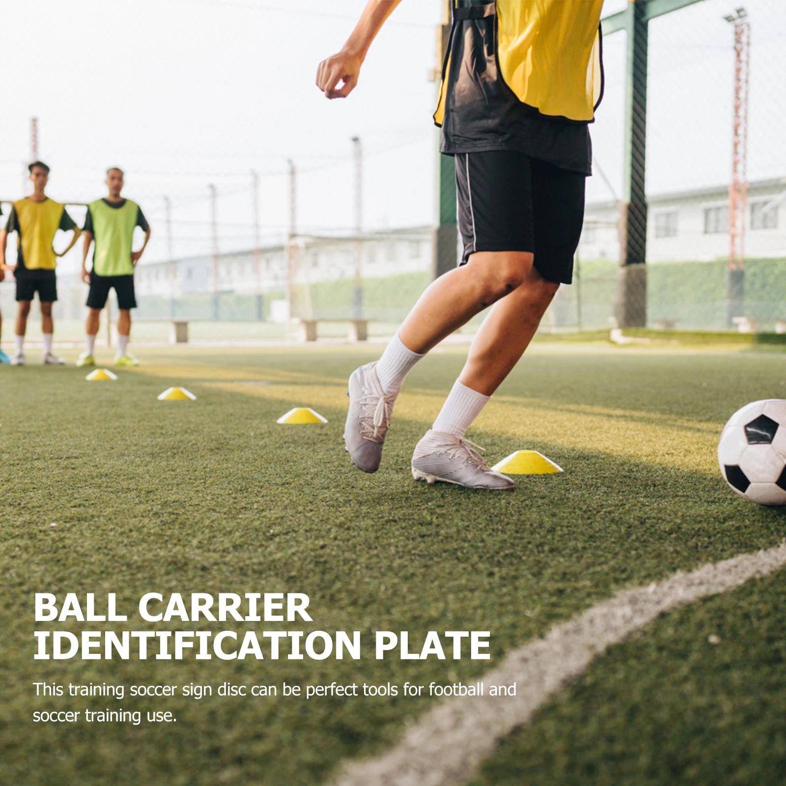 

12Pcs Football Soccer Training Sign Discs Markers Durable Pe Material for Outdoor Football and Exercising Equipment