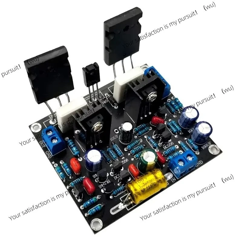 Suitable for Toshiba 100 watt tube 5200 + 1943 2SC5200 + 2SA1943 DC 20-50V high fidelity power amplifier finished board