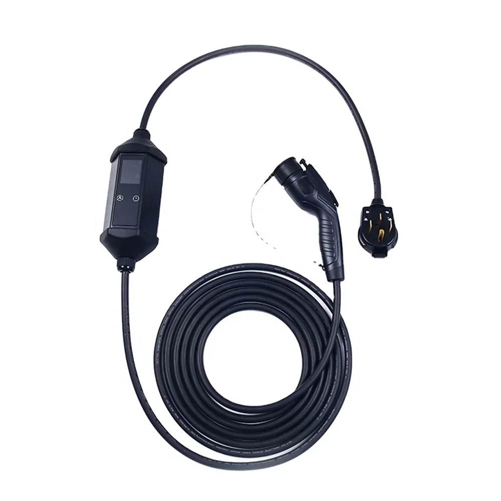 In Stock 7kw Mode3 Level2 Portable Ev Car Charger 32A Easy Use Electric Car Charging High IP rating car charger