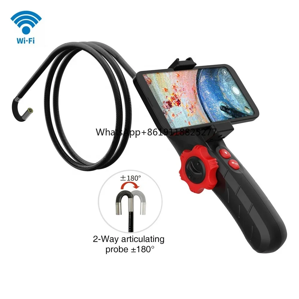 Hot Sale Two-Way Articulating Wifi Borescope Precision Instruments Inspection 6.0mm