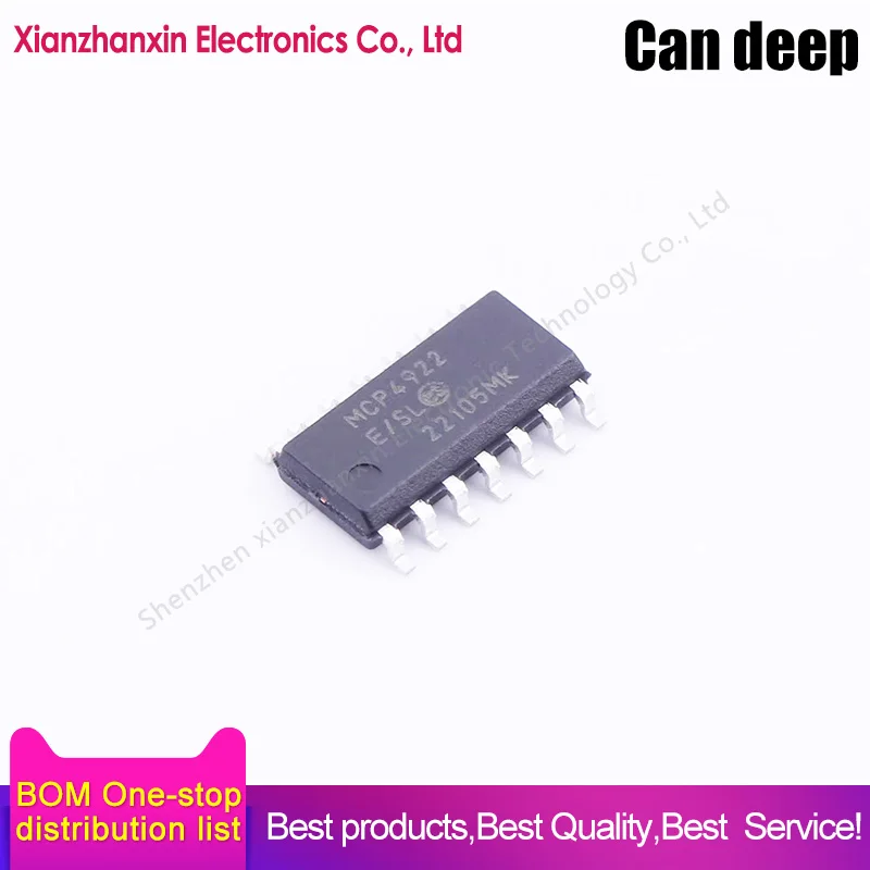 1~5PCS/LOT  MCP4922-E/SL MCP4922 SOP14 Digital to analog conversion chip in stock