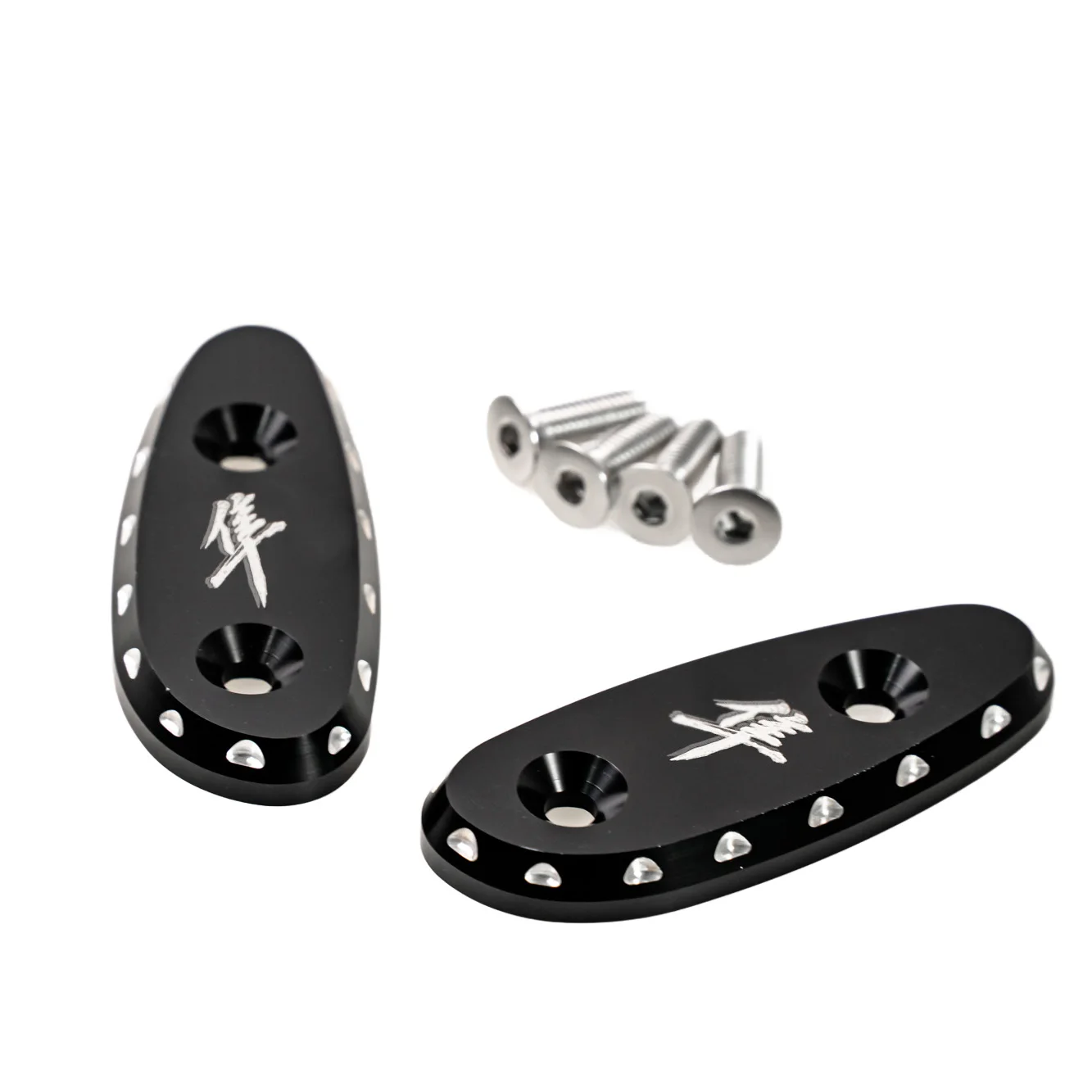 دراجة نارية مرآة كتلة قبالة لوحات مرآة ثقب التوصيل جبل غطاء الألومنيوم CNC لسوزوكي Gsx1300R gsx 1300R هايابوسا 1999 2020 #2