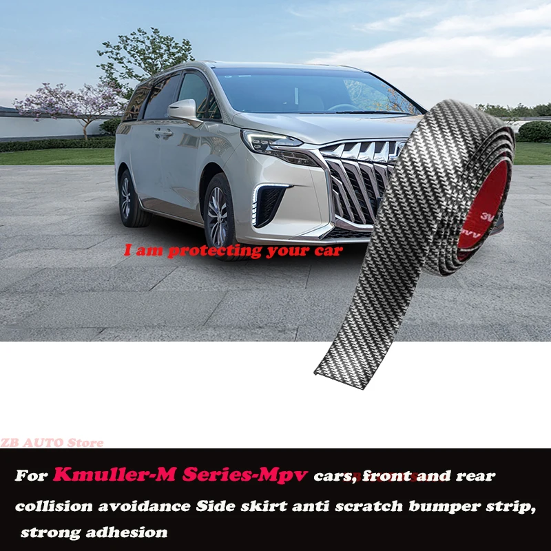 

Strong adhesive bumper strip, front and rear lip side skirts, collision and scratch resistant, suitable For Kmuller M Series Mpv