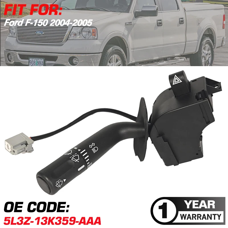 

For Ford F-150 F150 2005-2008 2007 2006 Lincoln Mark LT 2006-2008 1x Car Turn Signal Headlight Switch 5L3Z-13K359-AAA 629-00789