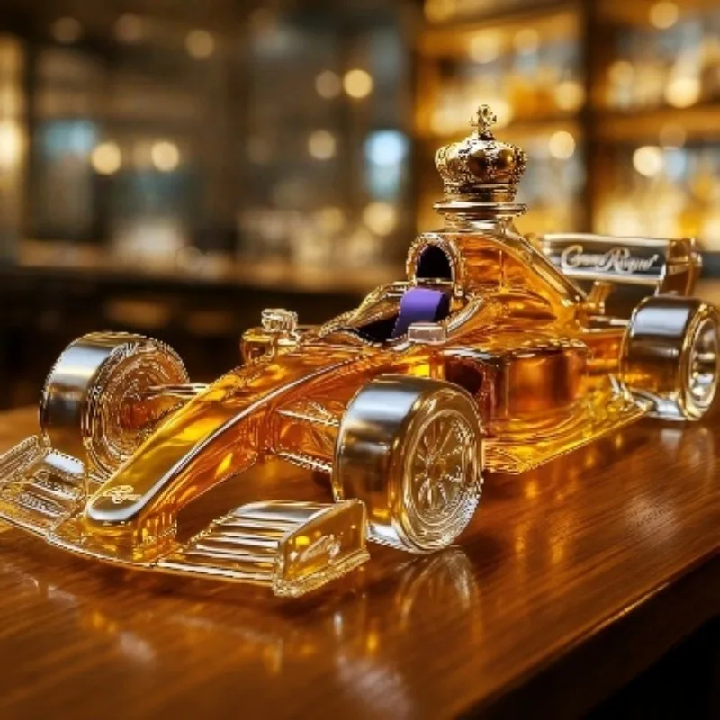 

Racing Car Shape Whiskey Decanter Crystal Glass Liquor Bottle Creative Car Bourbon Scotch Decanter Men Gift Bar Decor
