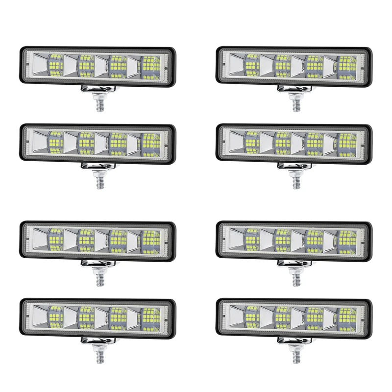 4X Waterproof Led Boat Lights,2 Lights 72W Waterproof Tested Deck/Dock Marine Lights 2200LMS 120°Flood Light,Ship Lights