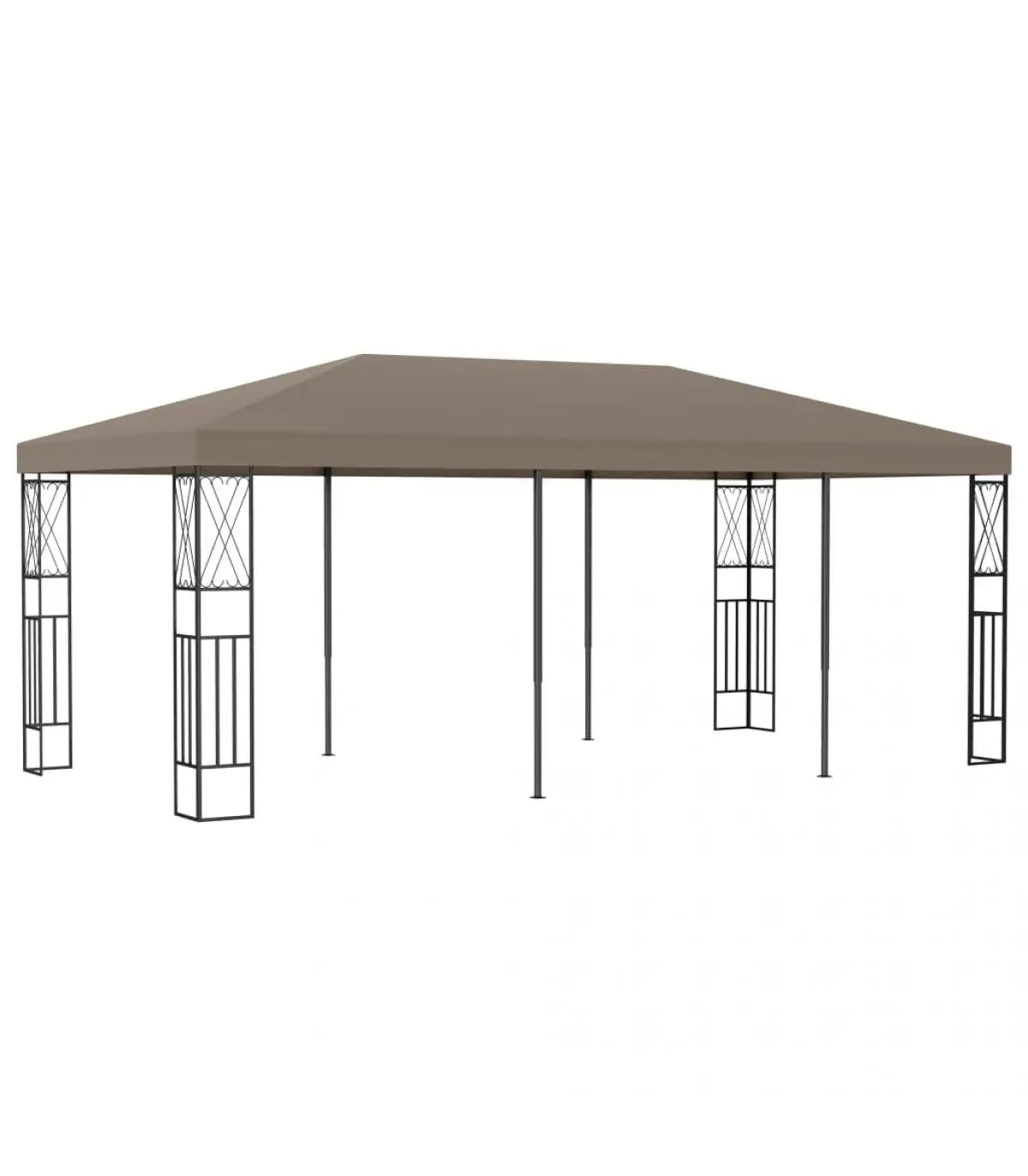 6x3 m taupé gray fabric Arbor tents and gazebos