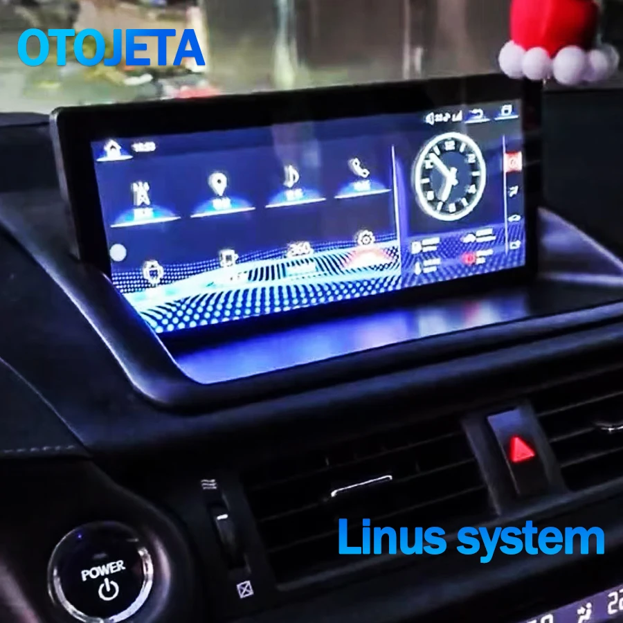 10,25 inch Linux autoradio multimediascherm met videospeler voor Lexus CT200 CT200H 2011-2019, draadloze CarPlay, Android Auto, GPS navigatie