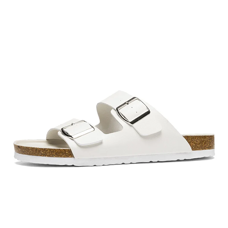 Male Leather Classic Men Slippers Beach Shoes for Comfortable Walking Roman Sandalias Big Size Zapatos Hombre Sandalias