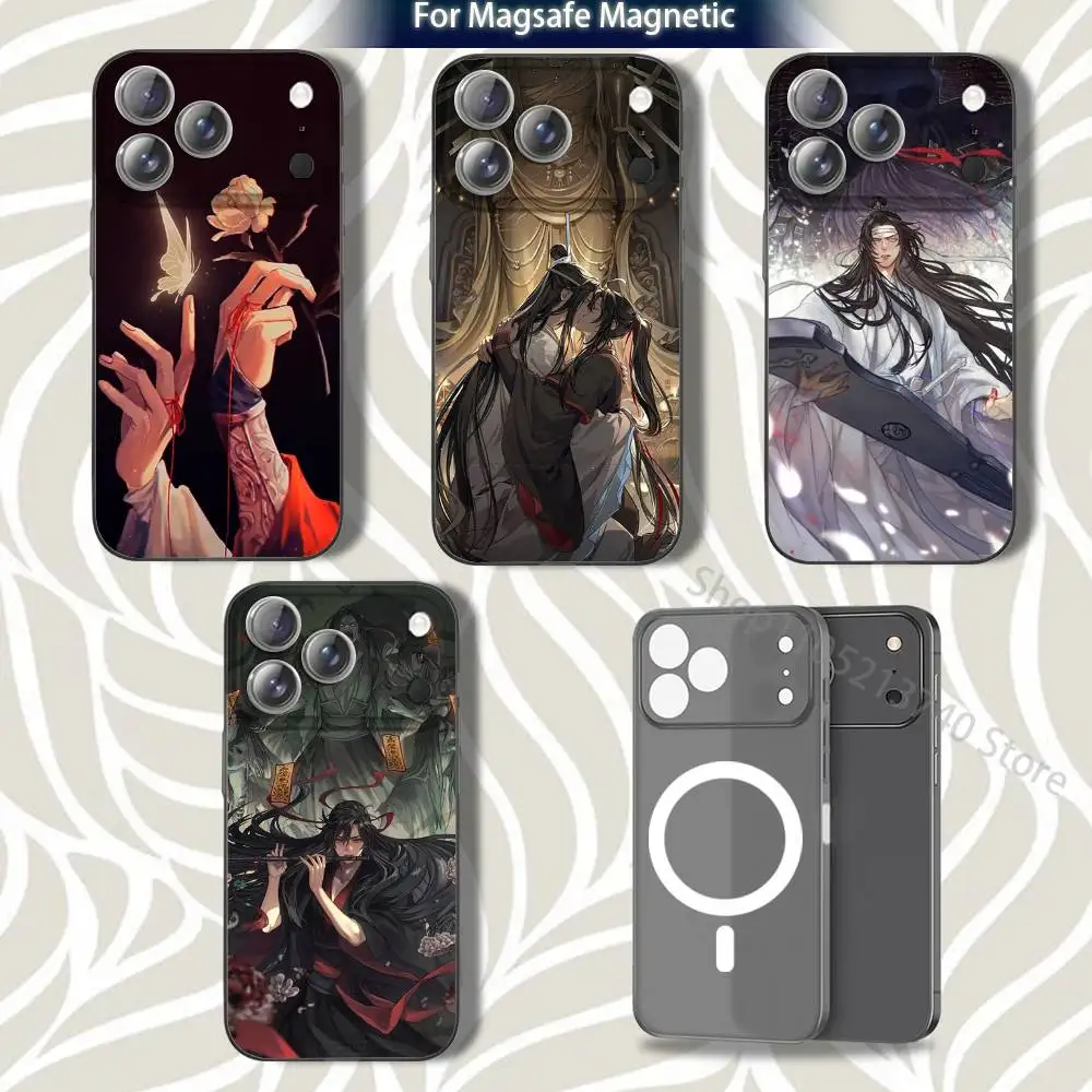 

Z-Zu Shi M-Mo DaoS Phone Case For iPhone 16,14,11,17,13,15,12,Air,Plus,Pro,Max,E,Mini Grey Frosted for MagSafe Magnetic