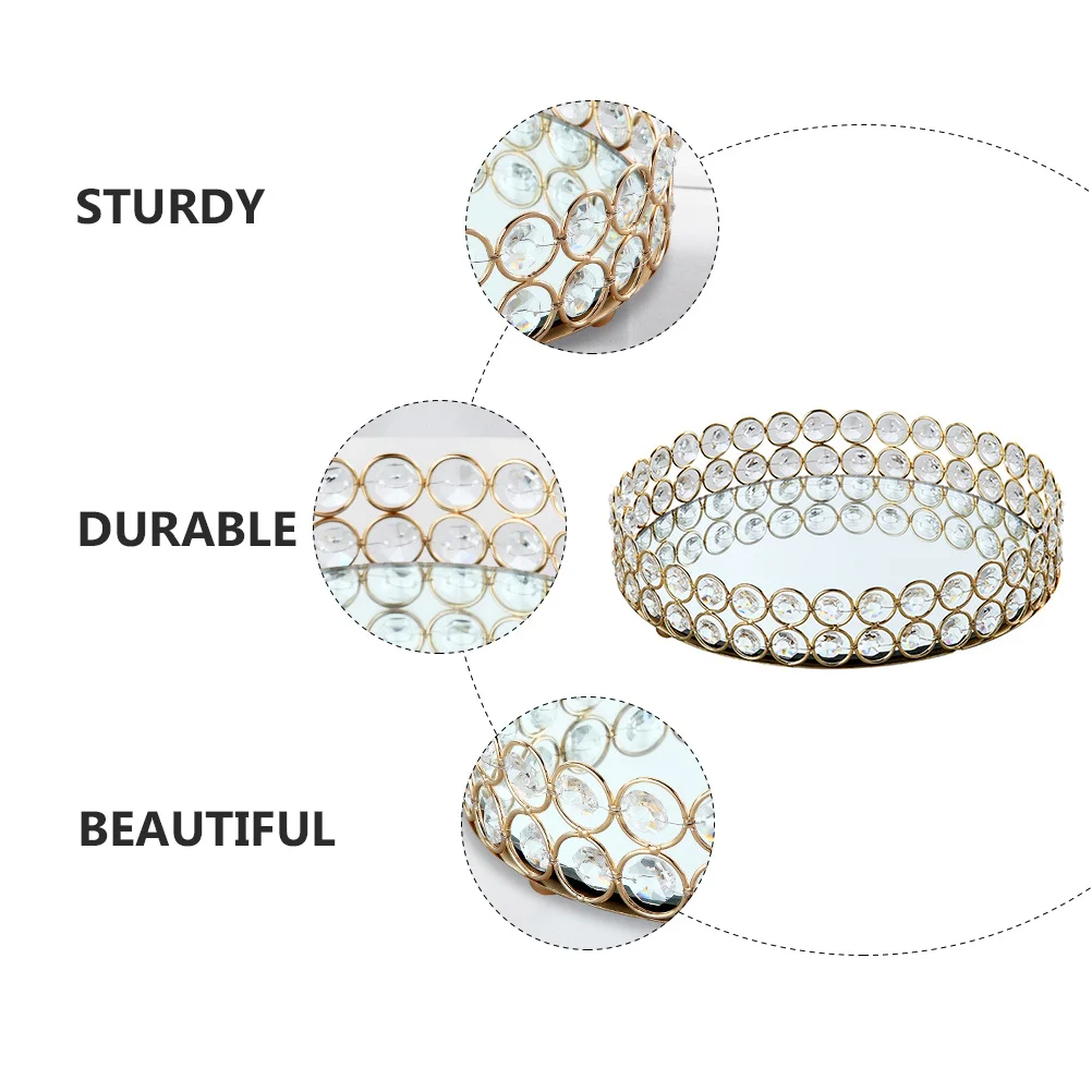 

1Pcs Metal Alloy Plate Sturdy Holder Elegant Candlestick Wedding Banquet Centerpiece Simple Candlestick