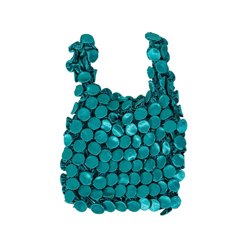 

Новая модная волшебная складная плиссированная сумка для хранения большой емкости, эластичная сумка для покупок, гибкие эластичные сумки