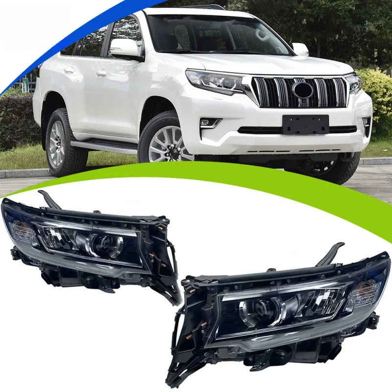 Suitable for Prado 2018-2021 original style front bumper headlights
