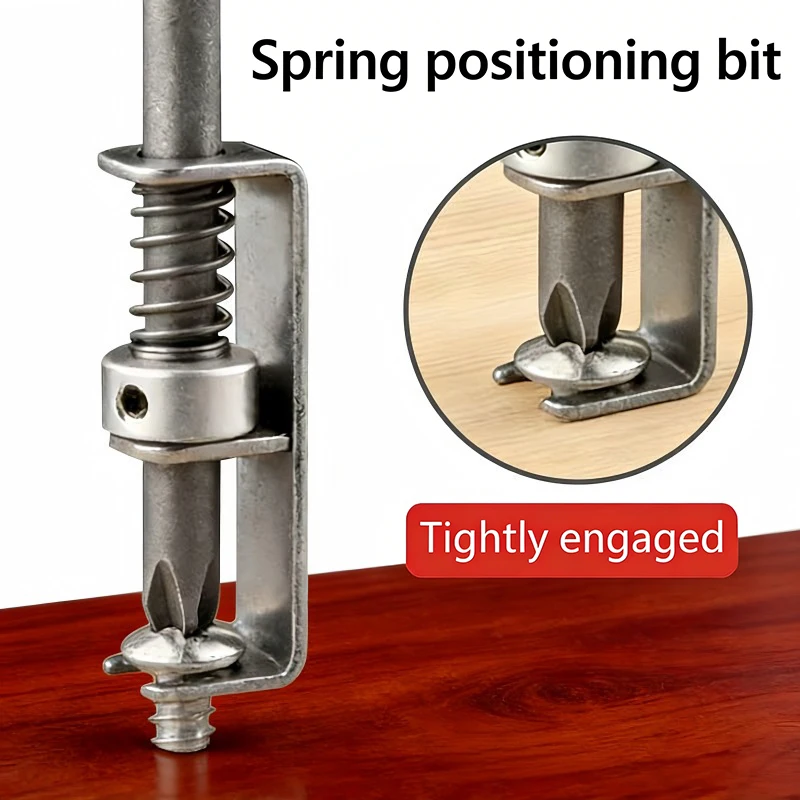 Screw Holder Drill Bit Set AntiDrop Fixing Clamp for Quick Screwdriver Change Furniture Installation