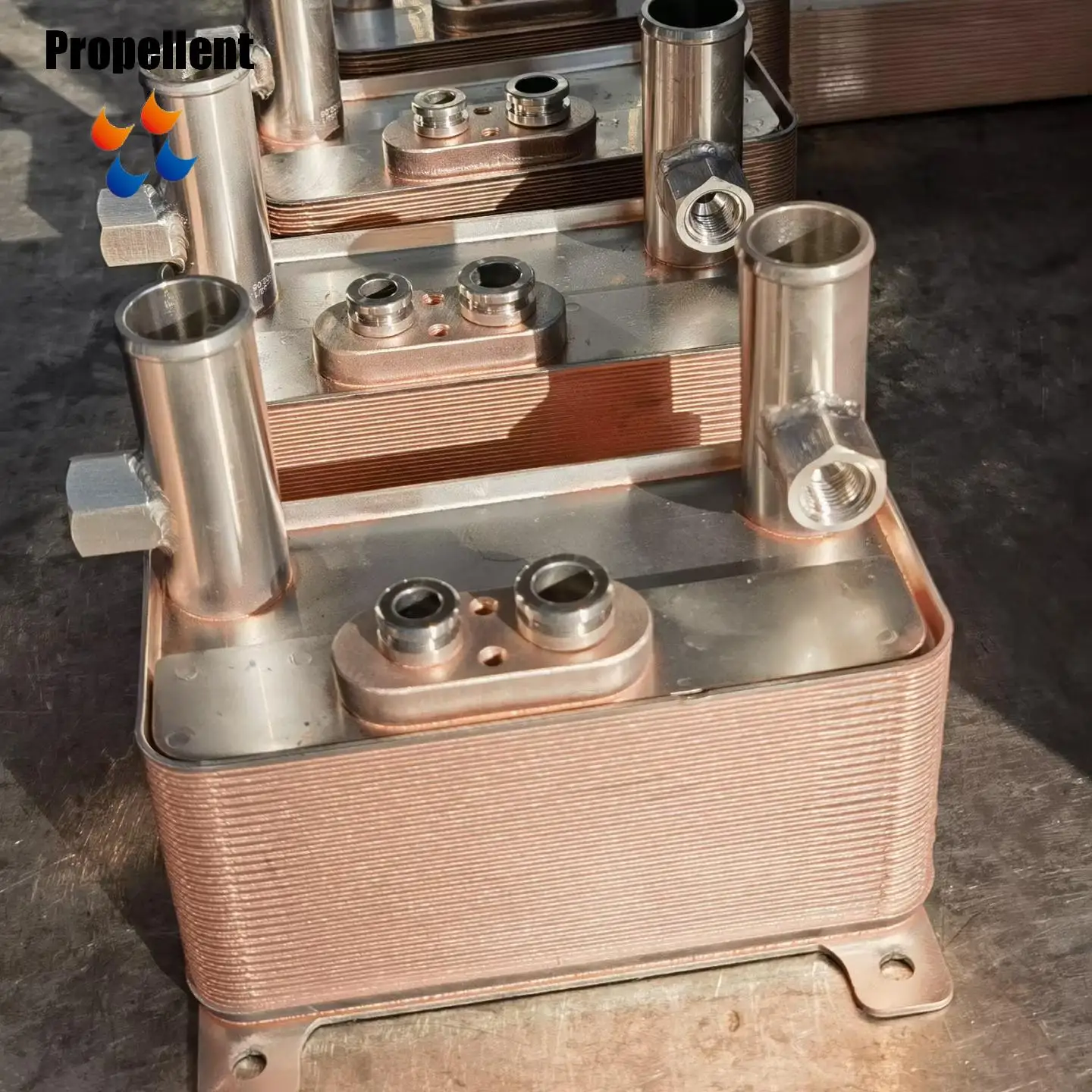 Stainless Steel/Copper Brazed Plate Heat Exchanger Engine for Industrial Cooling High Efficiency High Temperature Corrosion