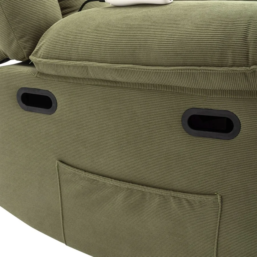 

Massage Recliner Power Lift Chair for Elderly with Adjustable Massage and Heating Function Recliner Chair with Infinite Positio